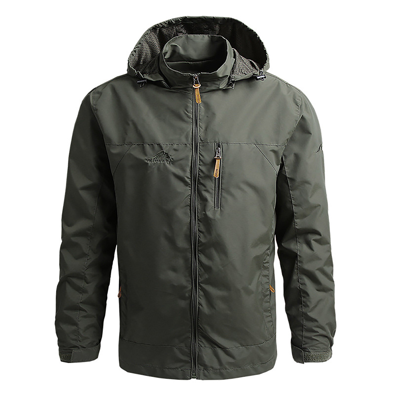 NIEWTR Men's Outdoorsman Sherpa Lined Wool Coat Full Zip Winter Warm Padded Coat Jackets for Men AG XL